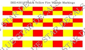 Red & Yellow Battenberg Vehicle Markings